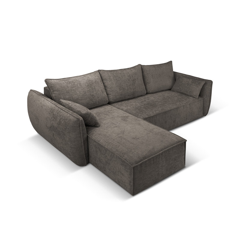 Blessington 4 Seater Sofa Bed, Left Hand Facing, Dark Grey