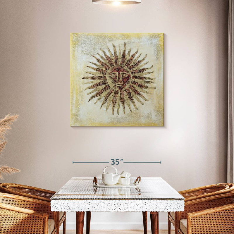 Oberle Sun, 36" H x 36" W