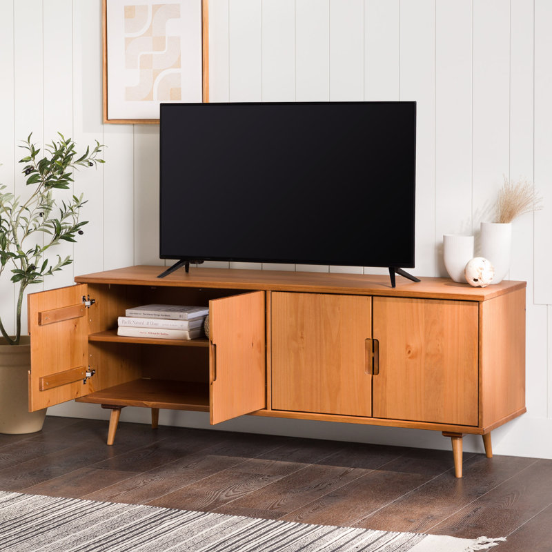 Guernsey Unfinished TV Stand, Caramel