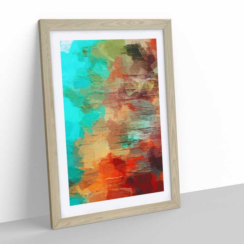 Lost Chances - Framed Print, 46cm H x 34cm W x 2cm D, Oak