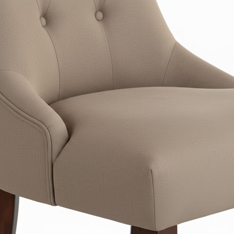 Ensemble de 2 chaises d'appoint Quinley Espresso