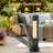 1500W Electric Freestanding Patio Heater With Remote Control, 5 Power Setting, 24H Timer Setting