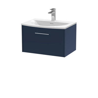 Juno 610mm Single Bathroom Vanity with Drop In Vitreous China Basin