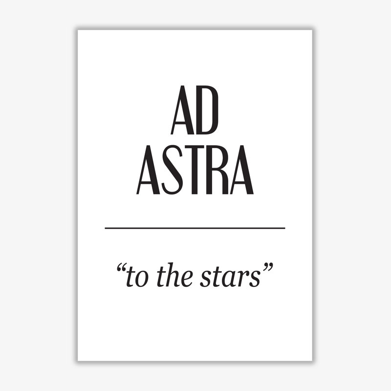 Ad Astra - Print, No Frame, 85 cm H x 60 cm W x 1 cm D