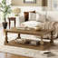 Table basse avec tablette de plancher-739696892