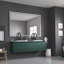 Miroir de salle de bain 48 pouces à DEL avec façade et rétroéclairage, miroir de meuble-lavabo mural avec cadre en aluminium, anti-buée, mémoire, gradation continue-1743213791