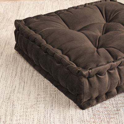 Grand coussin de yoga réversible