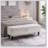 59" Bed Bench Ottoman with Storage   Fabric