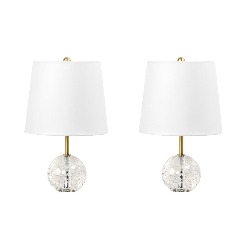 17" Clear Crystal Table Lamp