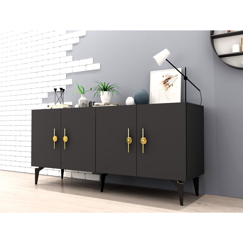 Olivia 150cm Console Table, Grey