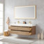 Ensemble de meuble-lavabo mural double 60 po-45827125-45827126
