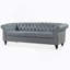 Canapé Chesterfield à accoudoirs roulés 3 places-114427502