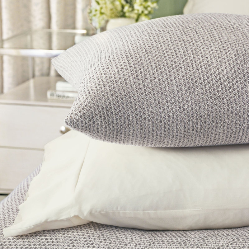 Fresco Pillowcase, Ivory, Standard Pillowcase