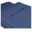 Coussin de chaise longue d'extérieur bleu marine de qualité supérieure - Siège de remplacement de patio résistant aux rayons UV avec sangles réglables