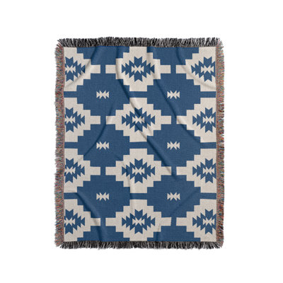 Hinto South Western Cotton Blend Blanket Throw