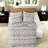-Piece Cotton Full Queen Quilt Bedding Sets, Reversible Medallion Design