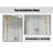 Modern & Contemporary Rectangle Bathroom Vanity Mirror Metal Framed Wall Mirror-100211092-123096786