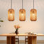 3 - Light Rattan Farmhouse Bohemian Pendant