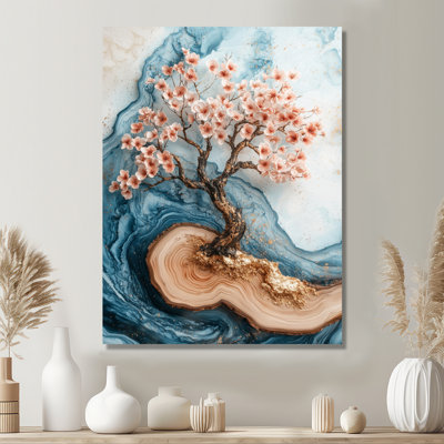 Kavonna V -Cherry Blossom Metal Wall Art
