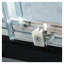 Porte de douche coulissante simple de 122 cm (L) x 183 cm (H) en argent brossé avec verre trempé de 6 mm (1/4 po)