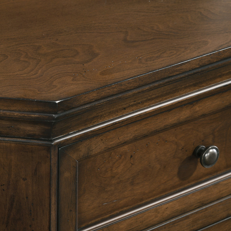 Traditional Wood Panel 6 pieces Bed set with Dresser, Mirror, Two Nightstands, Chest, Queen