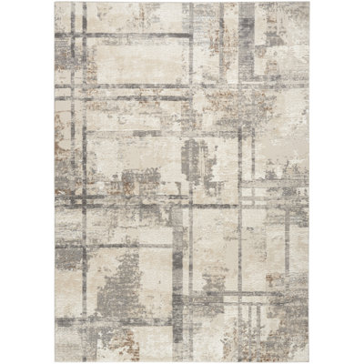 Barric Geometric Sustainable Woven Area Rug