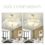 ‘Macclenny 3’ Geometric LED Pendant Lamp 3-Lights-576997920