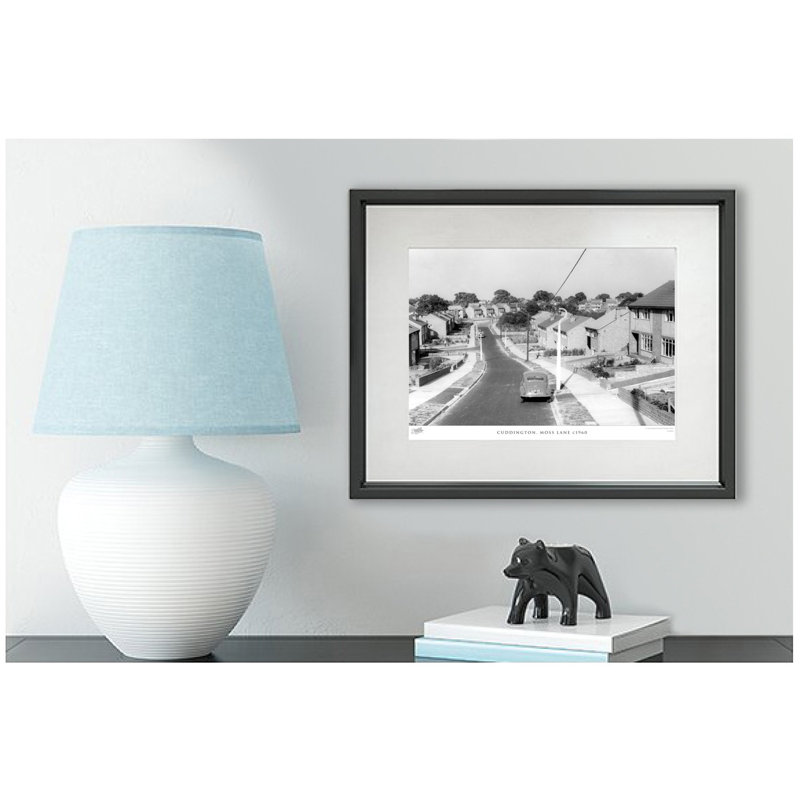 Cuddington, Moss Lane C1960 by Francis Frith - Single Picture Frame Print, 28cm H x 36cm W x 2.3cm D