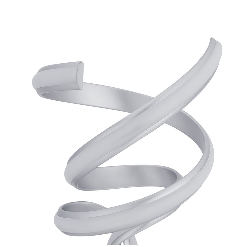 Lampe de table à intensité variable 19 po Enola, Argent, 2