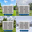 42 Cu Ft Resin Outdoor Storage Outdoor Storage Unit – Lockable, Weatherproof & UV-Protected Horizontal Cabinet for Trash Cans, Garden Tools, Patio & Pool Accessories – Resin Trash Can House