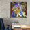  «Manger visiteurs» par Elle Media Group, art mural sur toile, 37 po x 37 po
