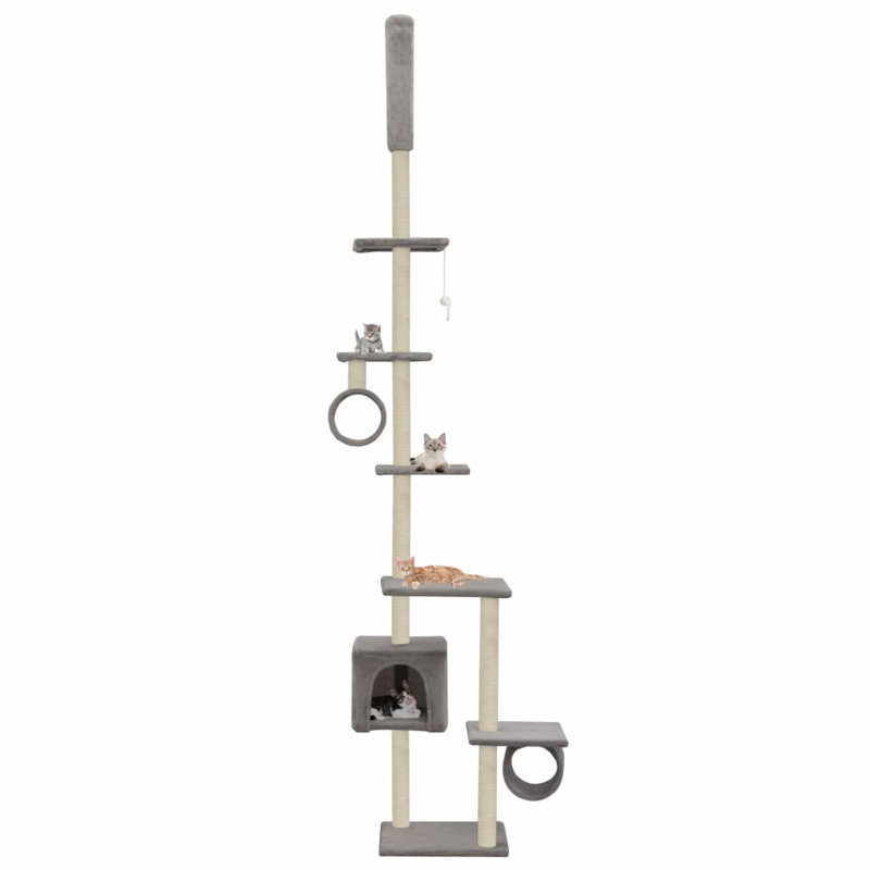 Althea 260cm H Cat Tree, Grey