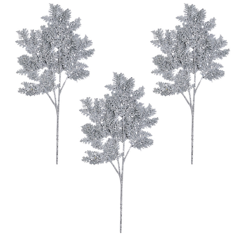 Jet de paillettes de genévrier, argent