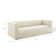 Reflection Channel Tufted Upholstered Fabric Sofa