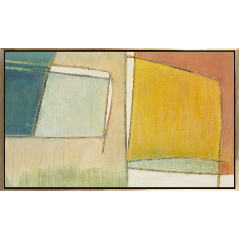 «Red Sails in the Sunset», peinture sur toile à cadre flottant