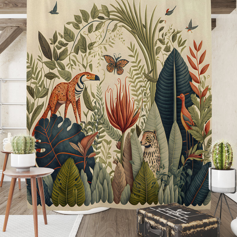Shower Curtain, 93" H x 70" W