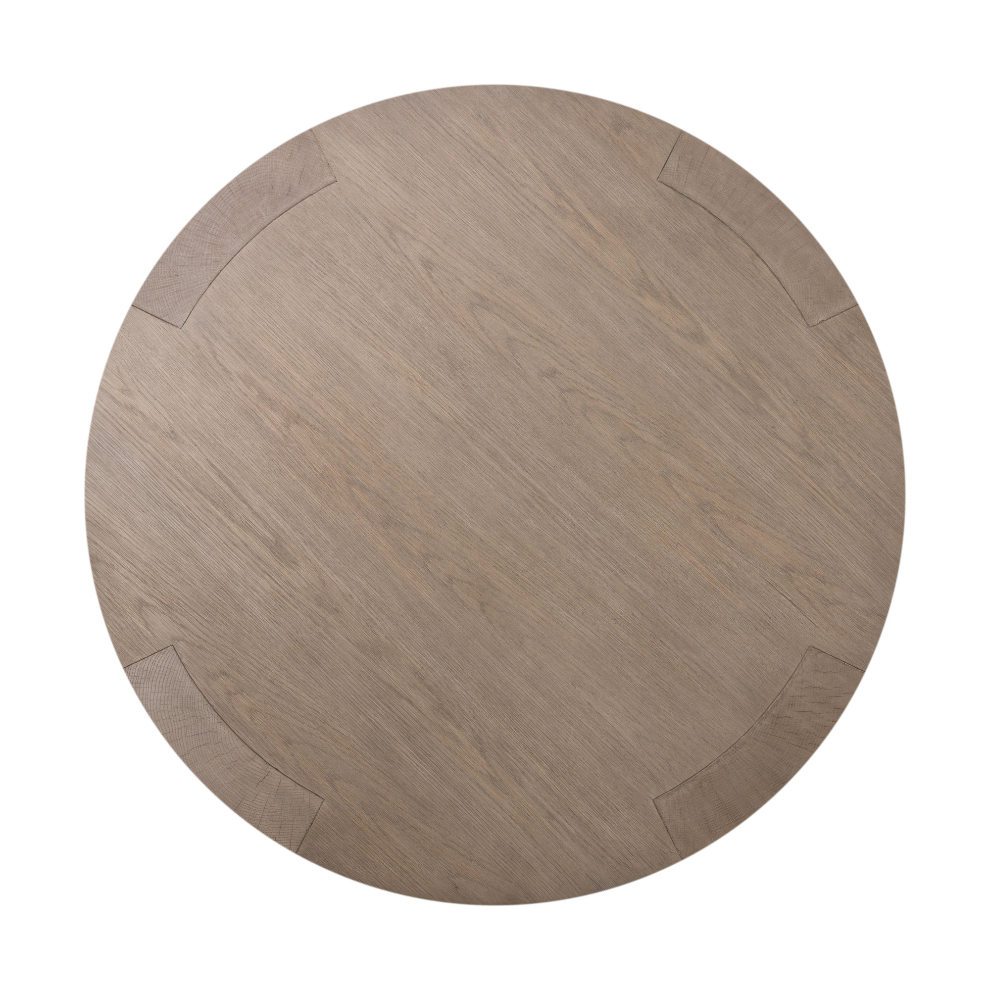 Bourges Coffee Table, Warm Natural Flat Oak Veneer, 13" H x 48" L x 48" W