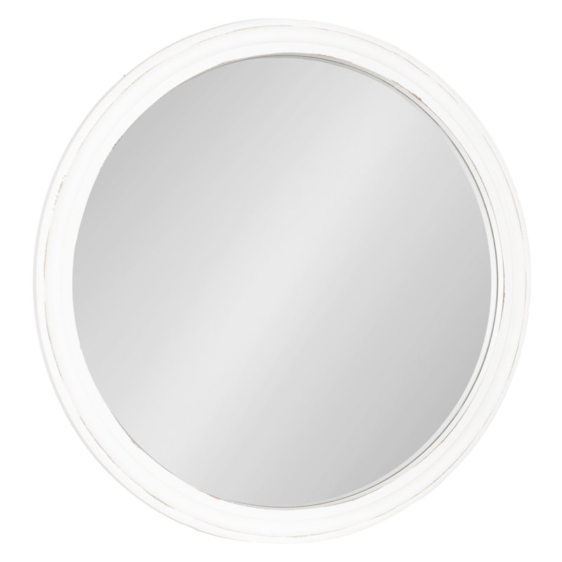 Miroir décoratif moderne et contemporain Jorah, Blanc