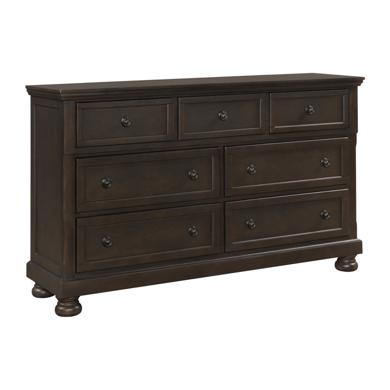 Dianna 65.25'' W 7 - Drawer Dresser, Gray