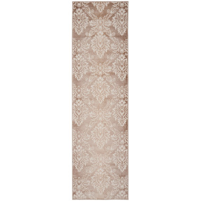 Tapis brun / blanc Ibrahim