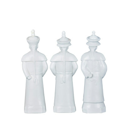 3 Piece Qing Emperors Figurine Set