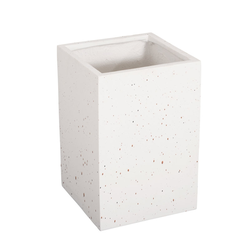 MGO Handmade Rectangle Planter Box, 20''H, White, 20.04" H x 13.14" W x 13.14" D, White