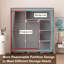 URBNLIVING Metal Wardrobe