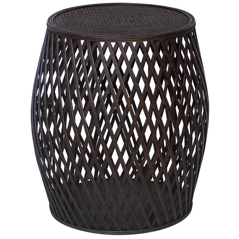 Table de bout Acme, Brun chocolat