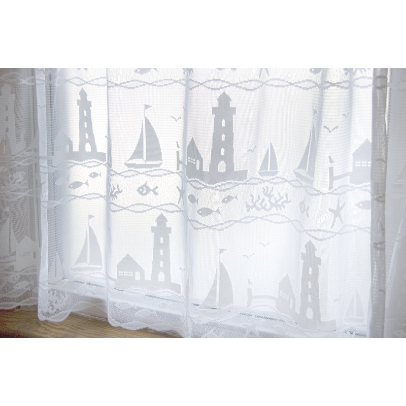 Resa Tailored Cafe Curtain, 60" W x 30" L