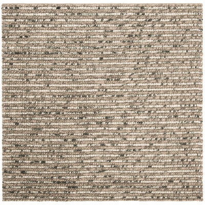 Ferrera Abstract Hand-Knotted Blue/Brown Area Rug
