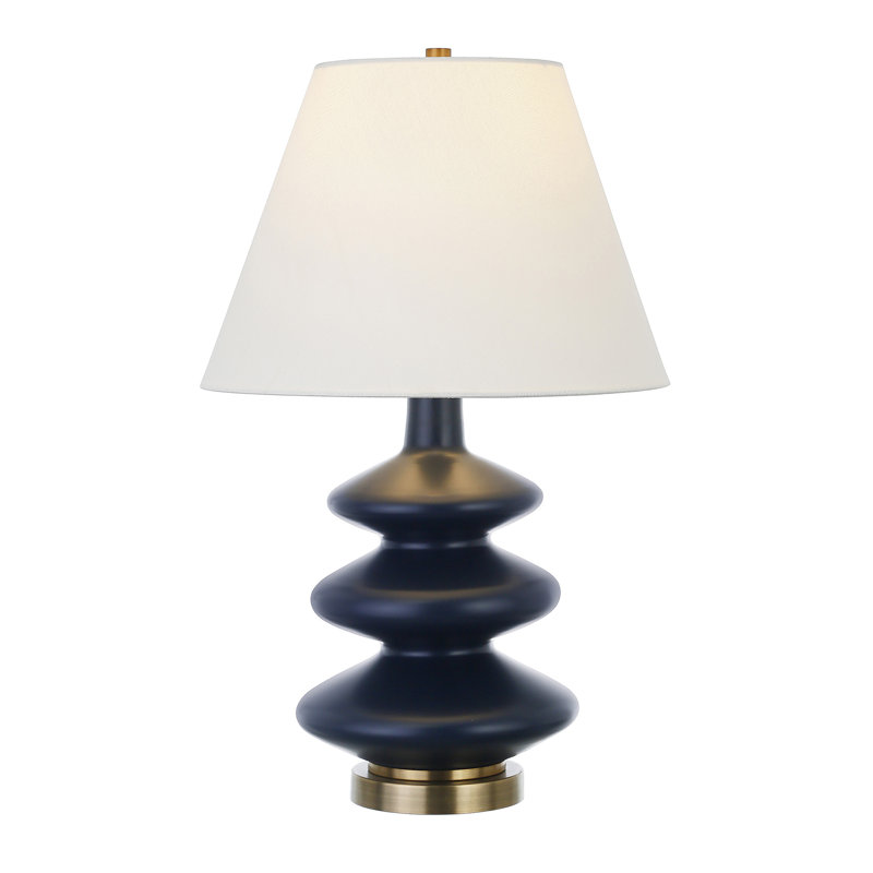 Lampe de table 26 po Danelea, bleu