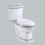 Toilette allongée deux pièces 45,5 GPF (siège inclus)-73064074