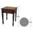Walpole Manor 20.5" Square Chess Table