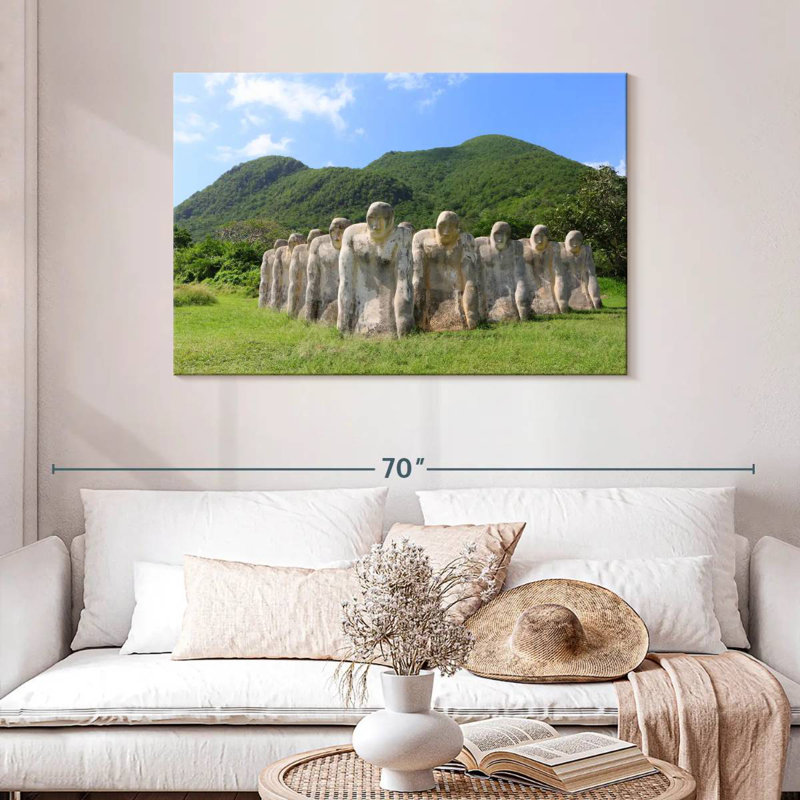 Anse Cafard Slave Memorial, 30" H x 45" W